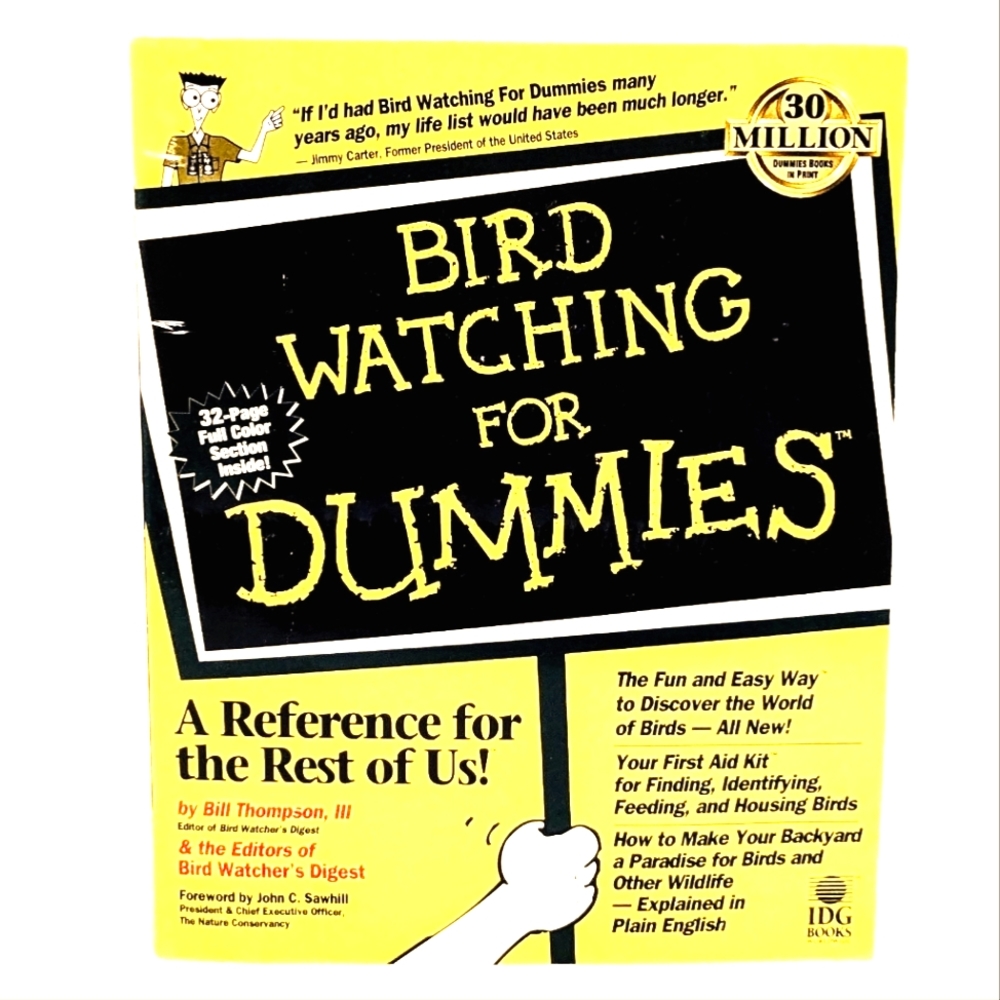 Bird Watching For Dummies Bill Thompson III PB 1997 Guide